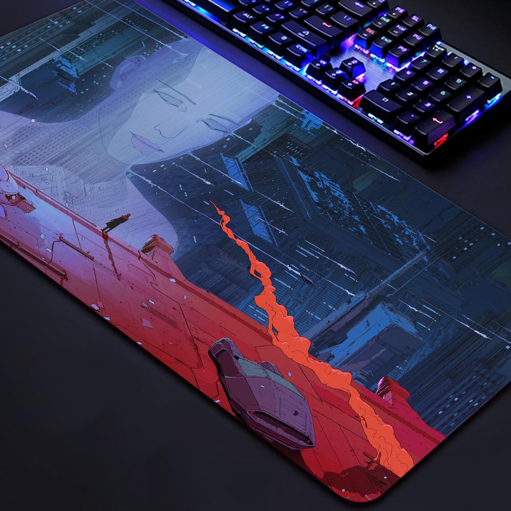 Blade Runner  Mouse Pad Large Gaming Accessories Mouse Mat Keyboard Mat PC Gamer Desk Pad Computer Mousepad Laptop Mausepad