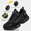 Anti-smash Steel Toe Protection Safety Shoes Men Rotating Button Work Safety Shoes for Men Anti Puncture Work Shoes Sneakers