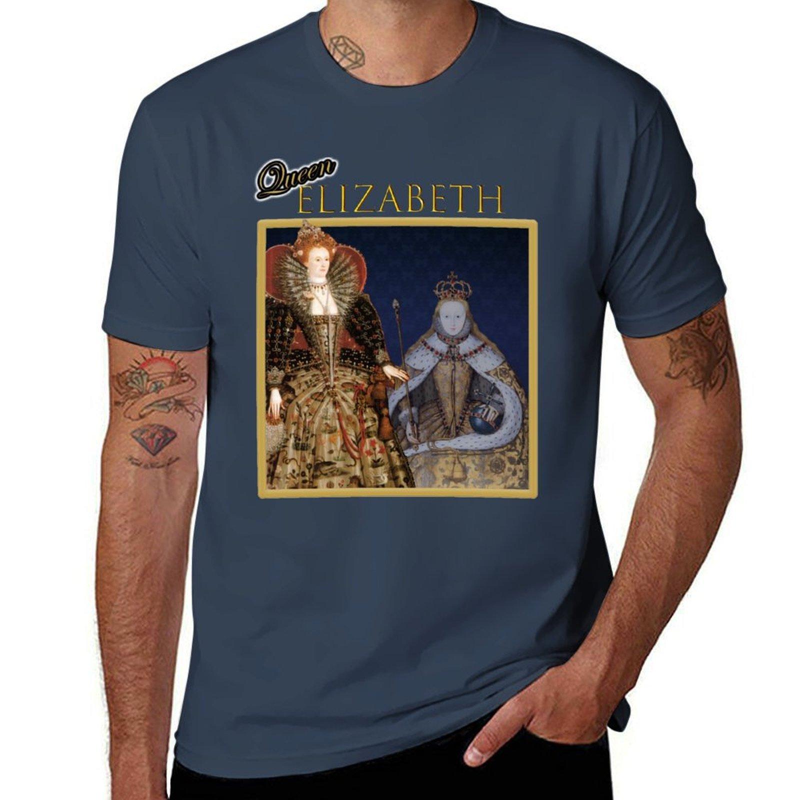 Queen Elizabeth Tshirt Breathable Travel Tshirt S
