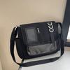 Japanese Harajuku School Bag Badges Display Plate Crossbody Bag Transparent Itabag  Female