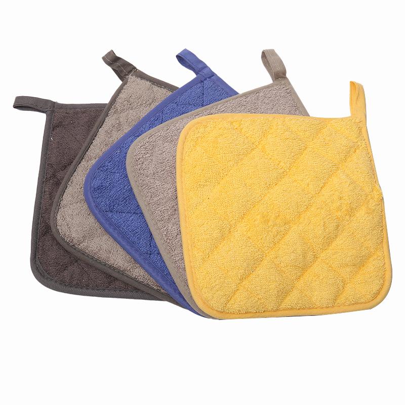 3Pc Pot Holders Heat Resistant Potholders Cotton Hot Pot Pad Firm Grip Pot Holders Dining Table Mat Pot Holders Set Kitchen Tool