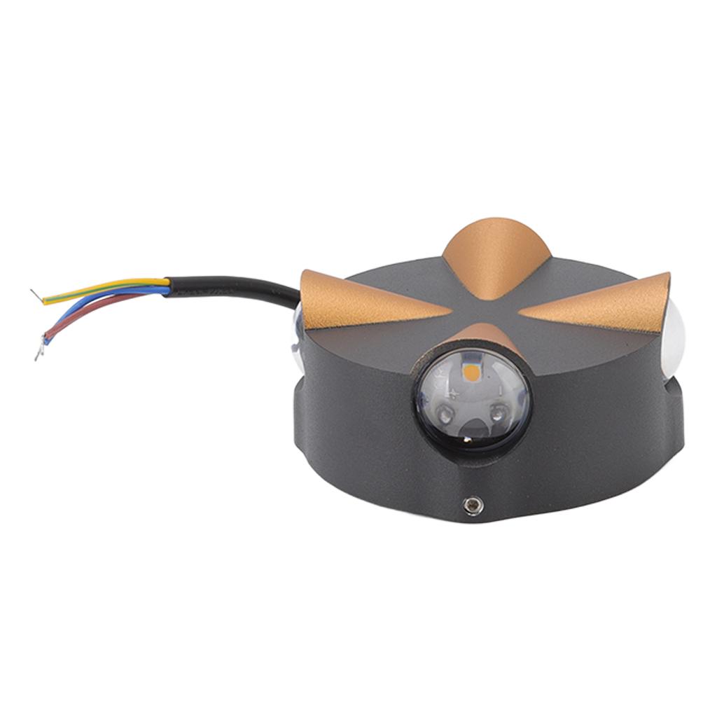 Wall Lamp 4 LED Lamp Simple Style Round Aluminium Waterproof 4W AC 85‑265V for Home