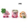 Four-leaf Clover Flower Crown Set 3 Adorable Pvc Figurines For Diy Decoration And Cake Toppers