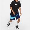 Nike T Shirts Men's Black Crew Neck Moderate Straight Fit CV1096-010