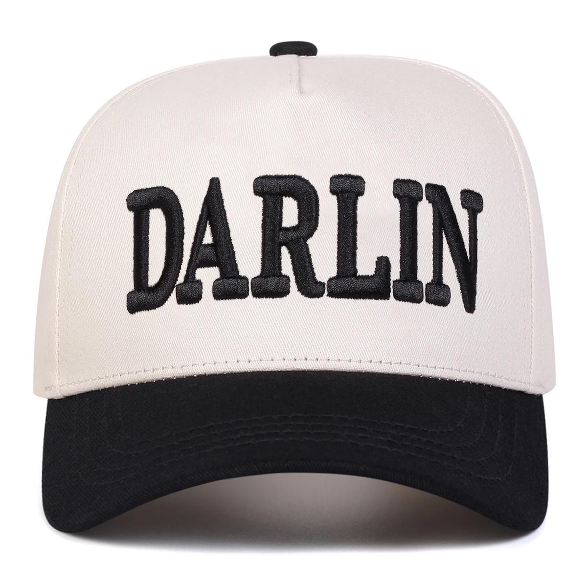 

Unisex Darlin Letter Embroidery Baseball Caps Spring Autumn Outdoor Adjustable Casual Hats Sunscreen Hat Sports Cap