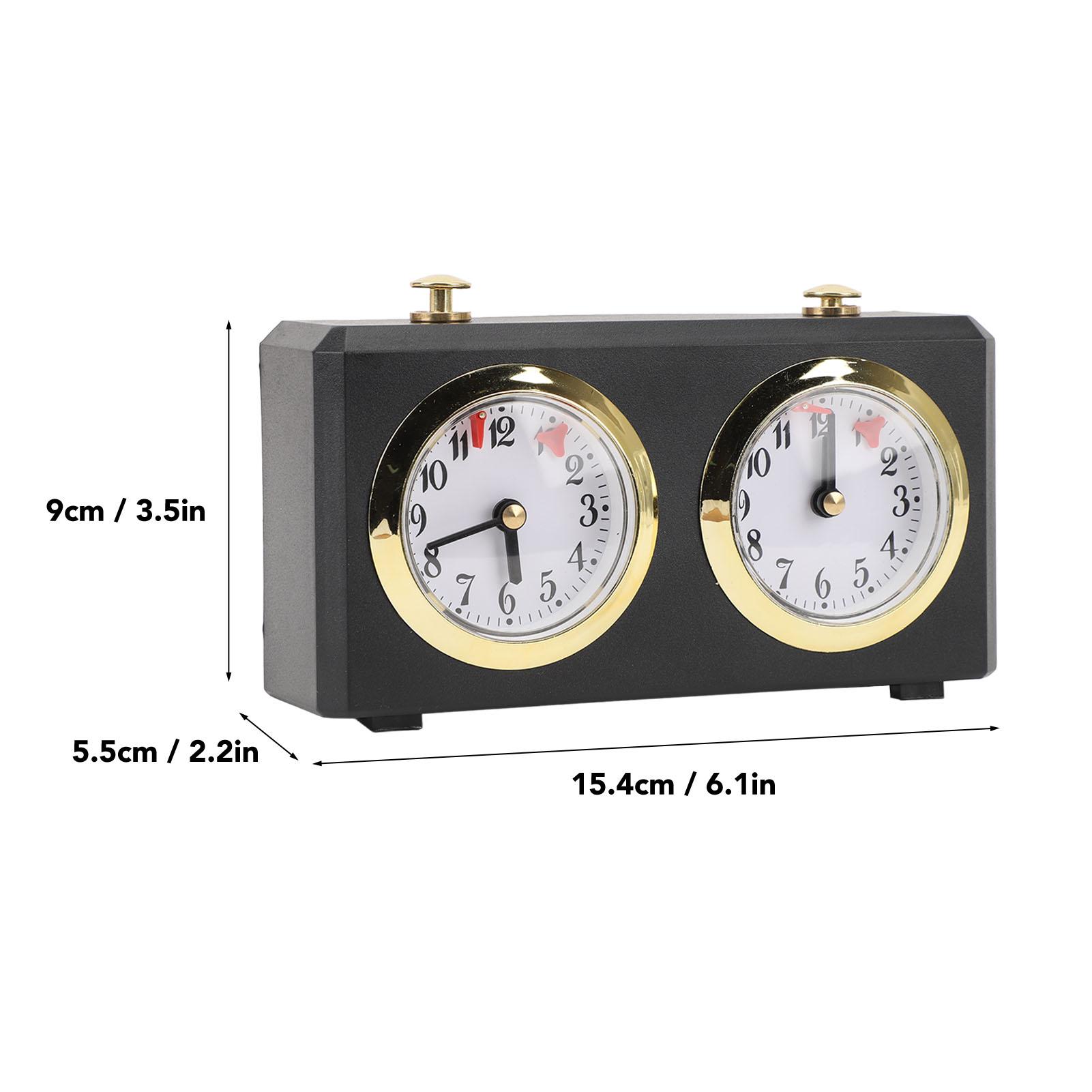 

Многофункциональный механизм Портативные Большие Легкие Шахматные Часы Профессиональные Заводные Для Чтения Циферблатов Китайские Шахматы Механический Таймер чёрный