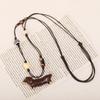 Retro Dachshund Ceramic Necklace Lanyard - Cute Cartoon Puppy Sweater Chain for Women