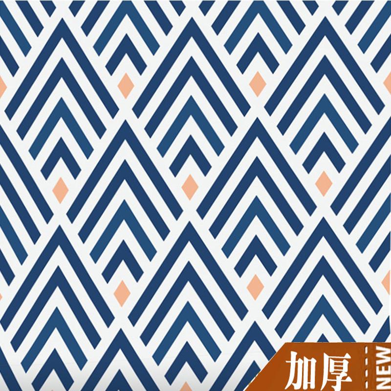 Geometric Abstract Arc Black and White Peel Wallpaper Detachable Contact Paper, Suitable for Home Bathroom Wallpaper Decoration