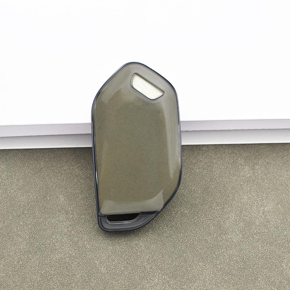 Transparent TPU Car Key Case Cover For Kia EV9 Picanto GT Line Kia's Sorento Morning Seltos Auto Shell Fob Holder Protector