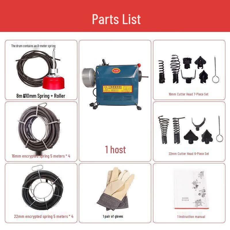 Automatic Electric Drain Cleaning Machine