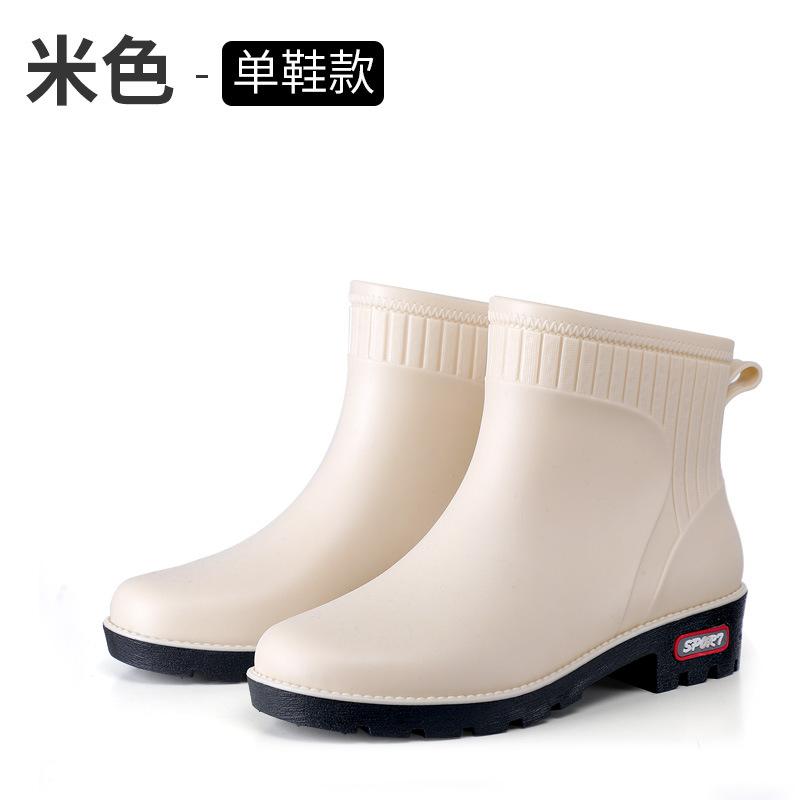 

Міські модні короткі чоботи на платформі водонепроникні гумові чоботи короткі жіночі чоботи протиковзке взуття для води 40