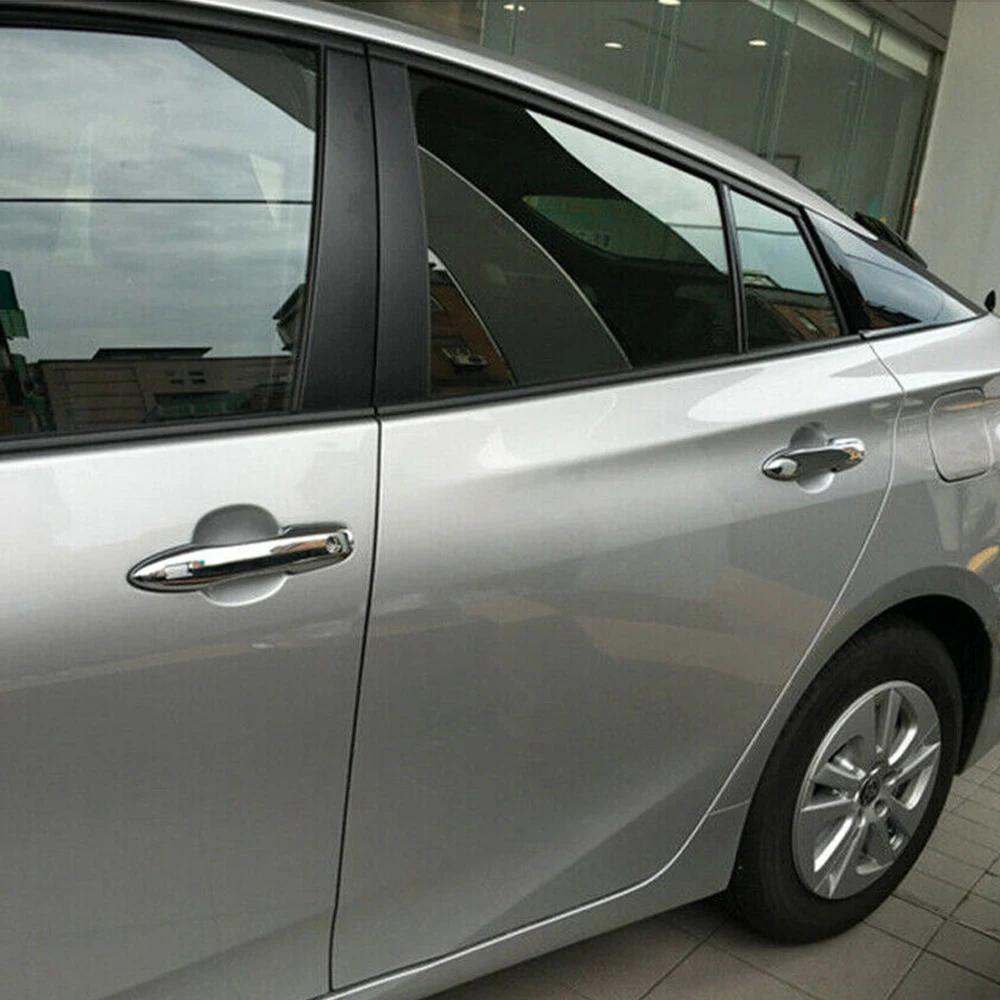 4x for Toyota Yaris Cross Hybrid 2025 2025 XP210 Stickers 2025 2020 Chrome Car Door Handle Cover Trim Styling White Accessories