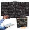 52 Pieces Scripture Cards Prayer Cards with Wooden Stand Inspirational Bible Verse Cards for Enhance Memorization Festival Gifts