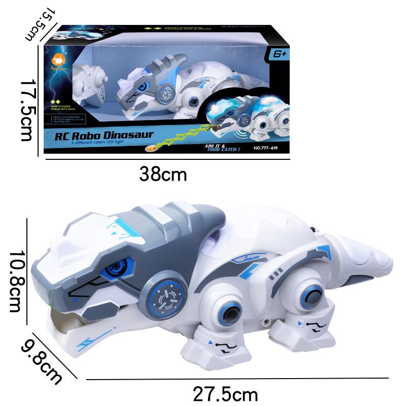 2.4G Remote Control Color-Changing Dinosaur Toy for Kids - Creative Electric Smart Pet & Birthday Gift