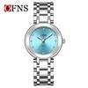 OFNS Women's Waterproof Rhinestone Luxury Quartz Watch with Roman Numerals