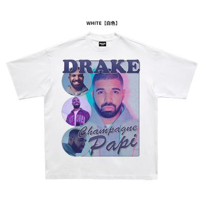 2026 Summer New Design Drake High-Quality Hip-Hop Street Comfortable Men's Round-neck Printed T-Shirt