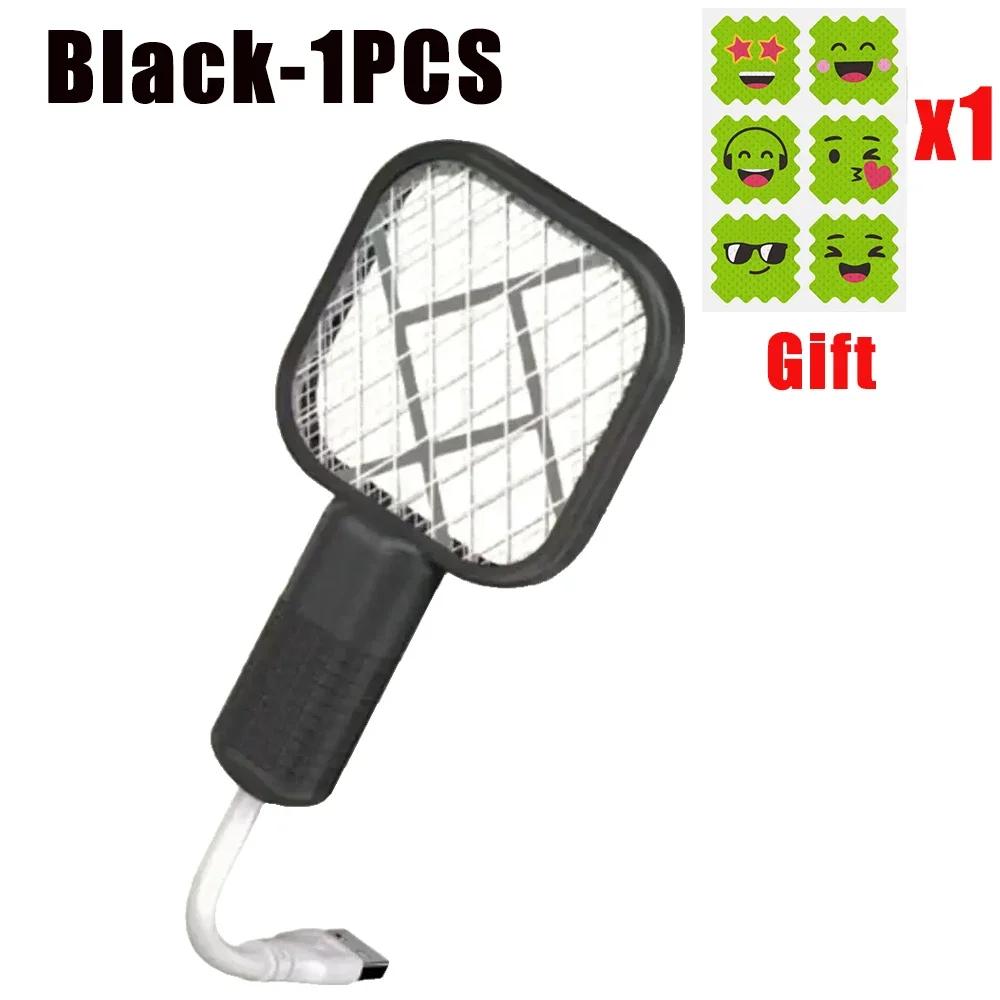 

USB Rechargeable Mosquito Zapper with Purple LED Light Auto Bug Trap for Home Garden Travel Outdoor Camping Fly Swatter