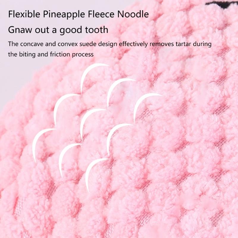 Lovely Rabbit Toy Squeak Stuffed Animal Rabbit Sound Maker for Fun Indoor Dogs Chewing Training Toy Animal Theme