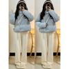 Winter Short Puffer Jacket Women Korean Style Slim Fit Cotton Coat Warm Down Alternative Outwear