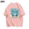Cotton Cartoon Printed Top Short Sleeve Casual Versatile T-Shirts Women’s