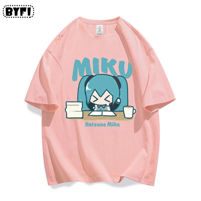 Cotton Cartoon Printed Top Short Sleeve Casual Versatile T-Shirts Women’s