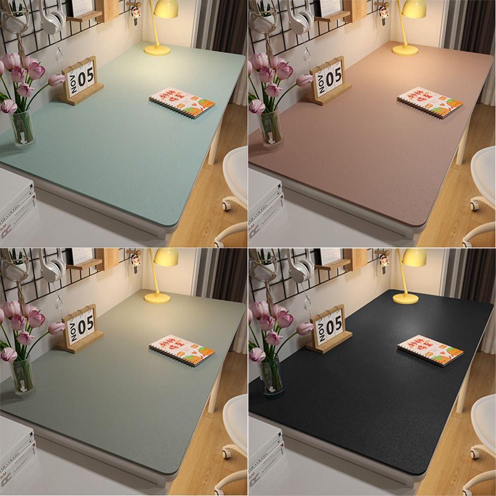 Oilproof Oilproof Table Cloths Waterproof Computer Desk Mat PU Leather Table Cover  Gamer Keyboard