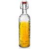 Butelka Szklana z Korkiem Klipsem na Wino Nalewkę Likier Syrop Sok 1,1L