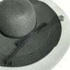 Summer Anti Roll Enlarged Beach Hat Outdoor Ladylike Style Double-Sided Sunshade Straw Hat Wedding Photography Hat