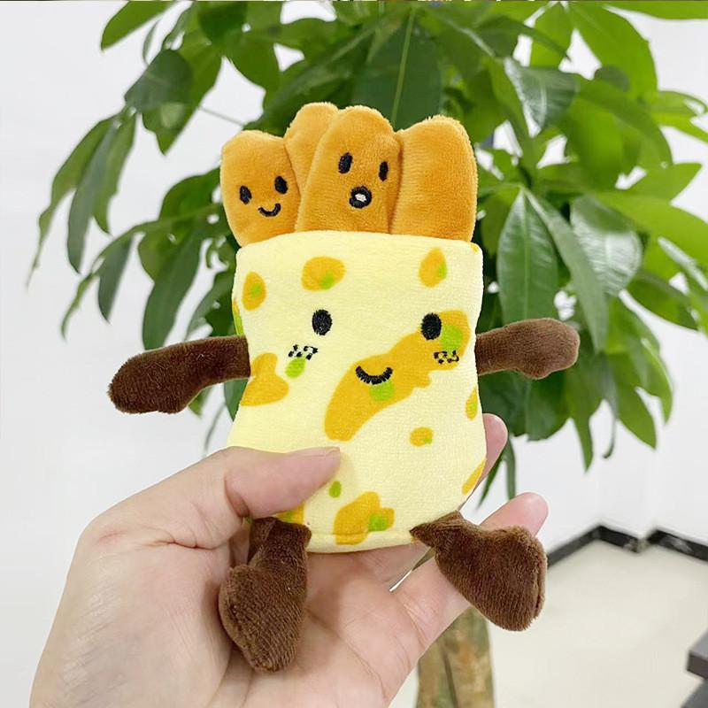 Guozi Jianbing Plush Keychain Cartoon Pendant Toys Bag Decoration Kids Gift