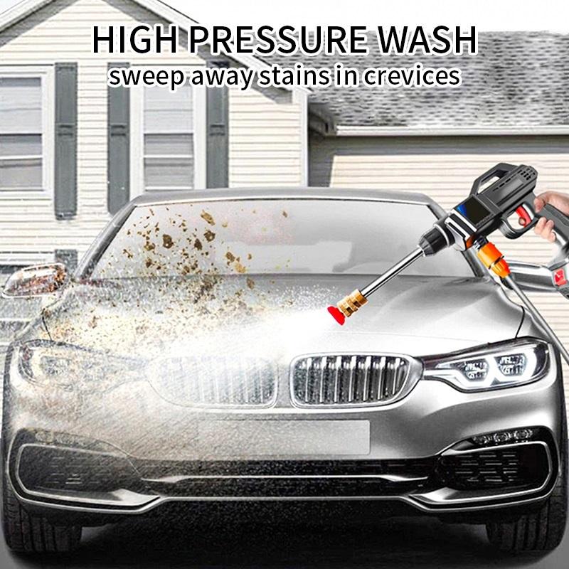 18V Battery Wireless High Pressure Car Wash Water Spay Gun Portable High Pressure Washer Foam Generator for Makita Battery