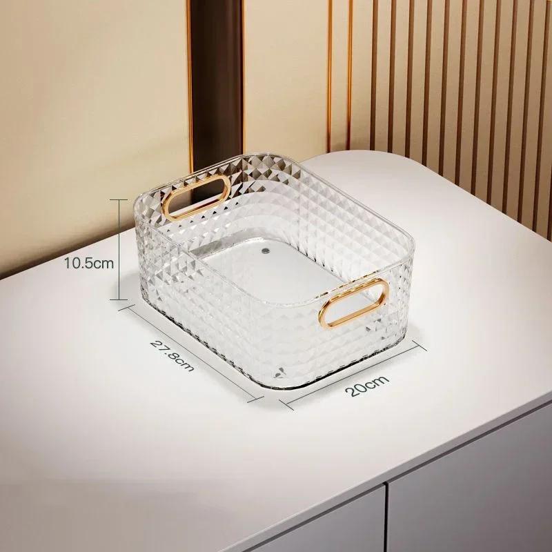 Futurism Box storage bathroom accessories Poatable With Handle Kitchen Desktop Makeup Organizers Basket Jewelry organizer Box