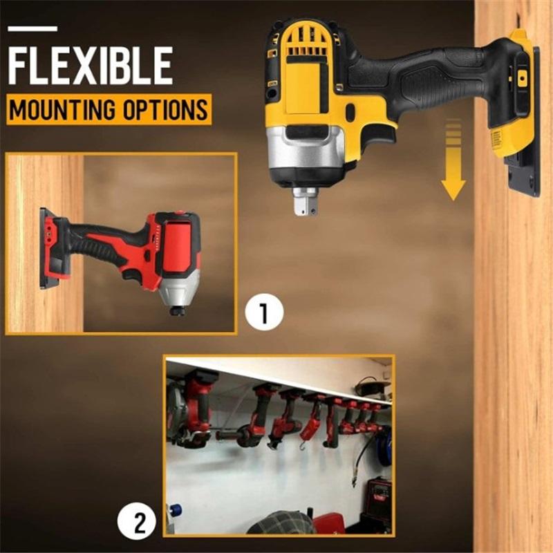 Uchwyt na narzędzia wiertnicze Dewalt 20V Milwaukee M18 Uchwyt ścienny Haki podstawy