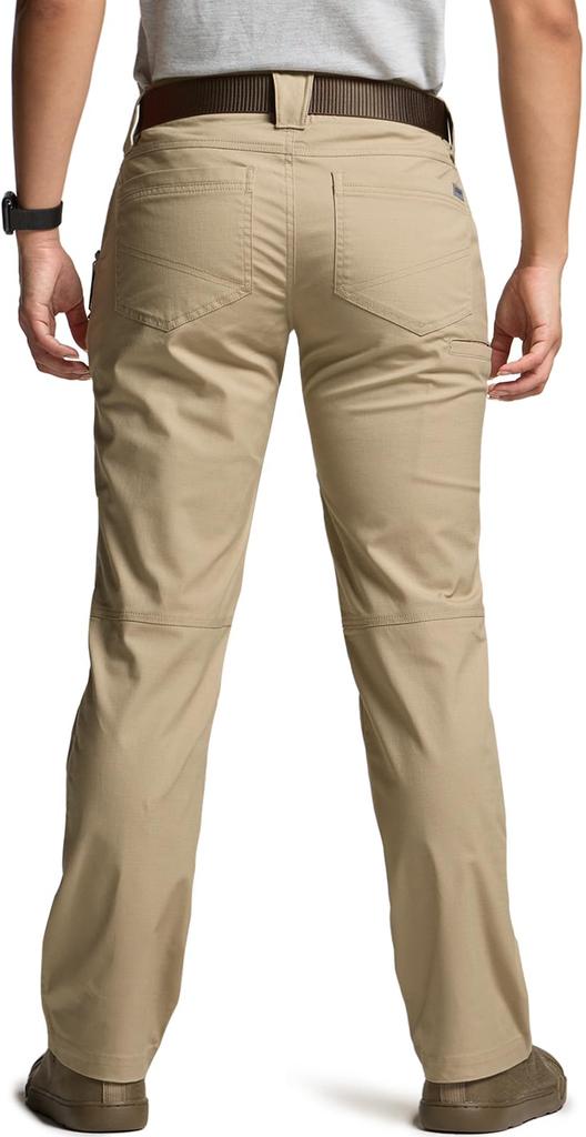 CQR Cargo Long Straight Work Tactical Women's Pants, Pants, Workwear, Climbing, Mountaineering, Camping, Casual, Lightweight, WFP601-KHK_8/R