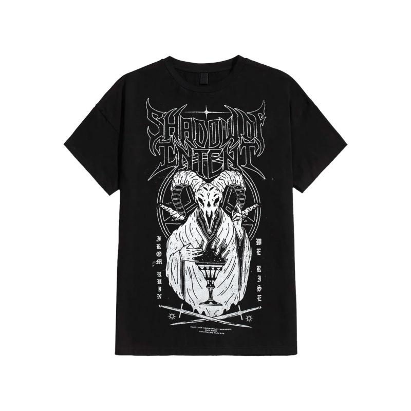 Shadow Of Intent Comfortable T-shirt Shadow Of Intent From Ruin We Rise Comfortable 180g Round Neck Short Sleeves T-shirt