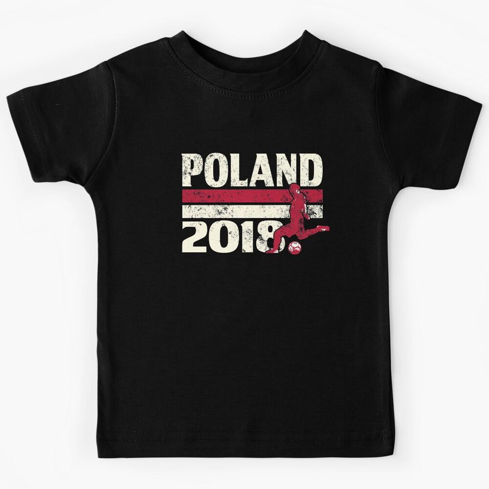 Poland Soccer 2018 for World Cup in Russia 2018 Kids T-Shirt 140