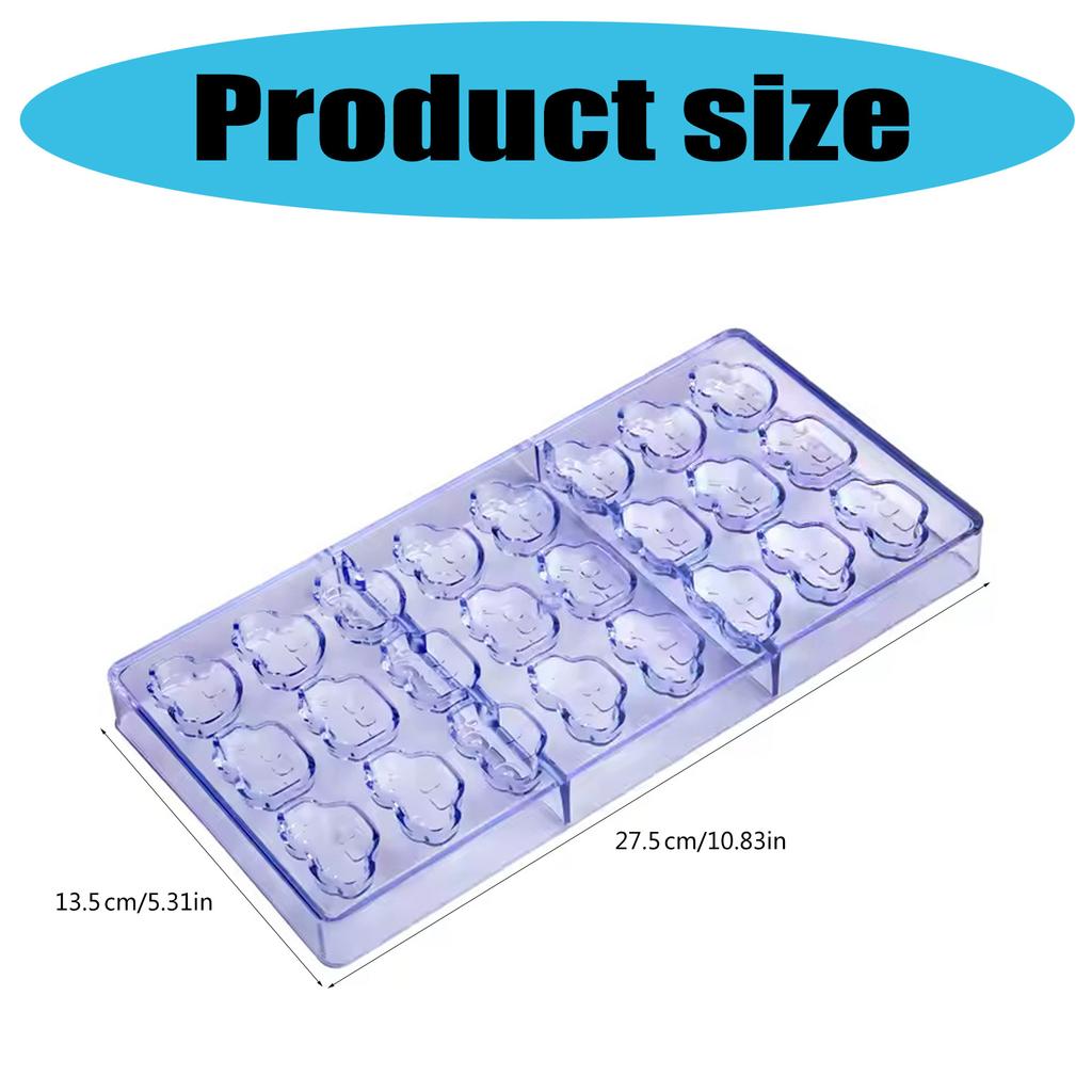 24 Cavity Car Designs Chocolate Molds Practical Nonstick Chocolate Plastic Molds For Handmade Chocolates and Dessert