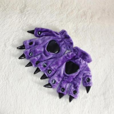 Full Finger Winter Flannel Animal Paw Fashion Dinosaur Claw Glove Mittens Child Cosplay Gift