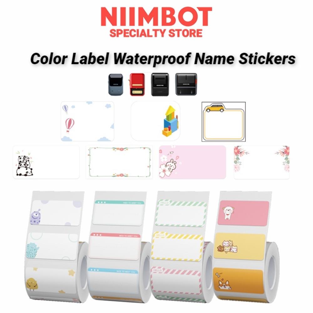 

NiiMBOT B1 B21 B3S Цветная этикетка Бумага Водонепроницаемые наклейки с названиями Diy Этикетки Печать наклейки Для домашнего хранения Этикеток Бумага для хранения