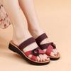 2026 Spring/Summer New Foreign Trade Middle Aged Mother's Slippers Women's Non Slip Soft Bottom Women's Slippers