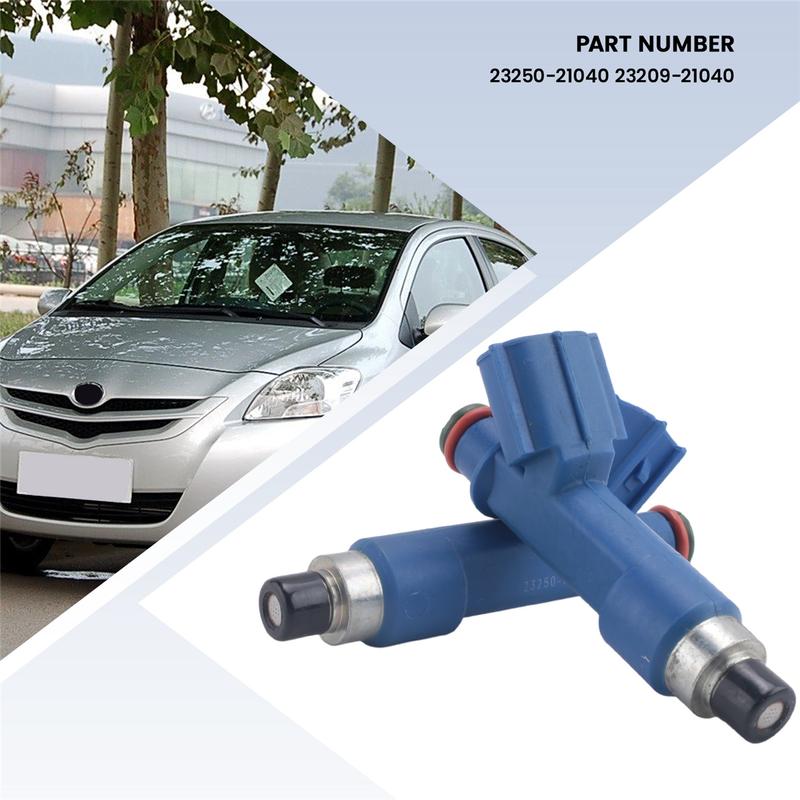 4Pcs 23250-21040 23209-21040 Car Fuel Injector for Toyota Yaris