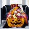 1pc Hello Kitty and Friends Halloween Adventure Blanket, Soft Throw for Home Decor, Gift Idea, Suitable for All Seasons, Living Room, Travel, Camping,