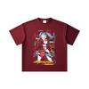 260 GSM Doppelgarn 32er Zählart 100% Baumwolle Cyberpunk Edgerunners V2 Rebecca Druck Unisex Schweres Baumwoll-T-Shirt