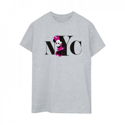 

Disney Womens/Ladies Minnie Mouse NYC Cotton Boyfriend T-Shirt L