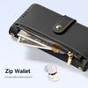 For iPhone 17 Pro Max Case DUX DUCIS Lawa Series Detachable Magnetic Cowhide Leather Cover Zipper Wallet