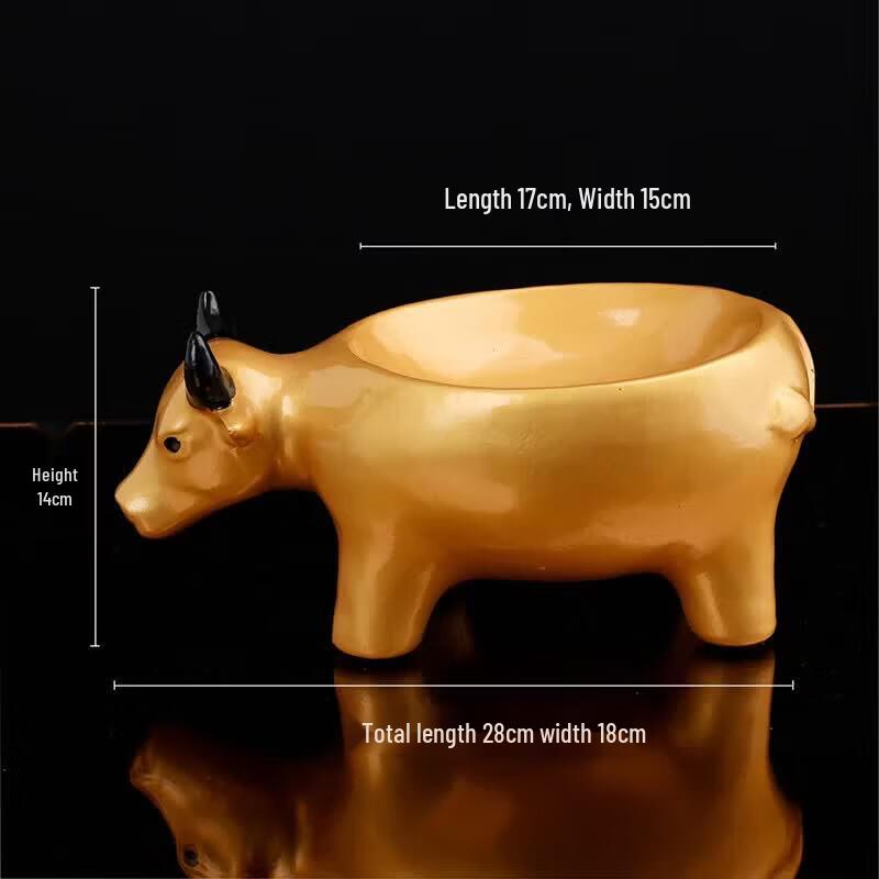 Creative Ox-Shaped Dry Ice Serving Plate