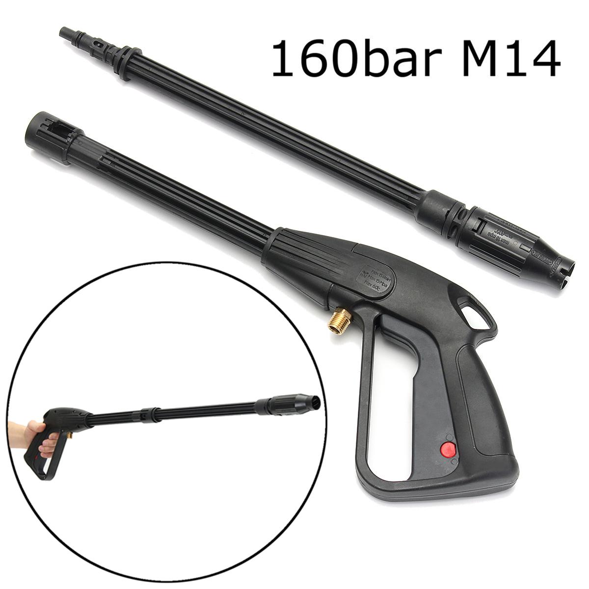 

M14 160Bar High Pressure Power Washer Spray Nozzle Adjustable Water Gun Home Washing Accessories for Car Garden Cleaning чорний