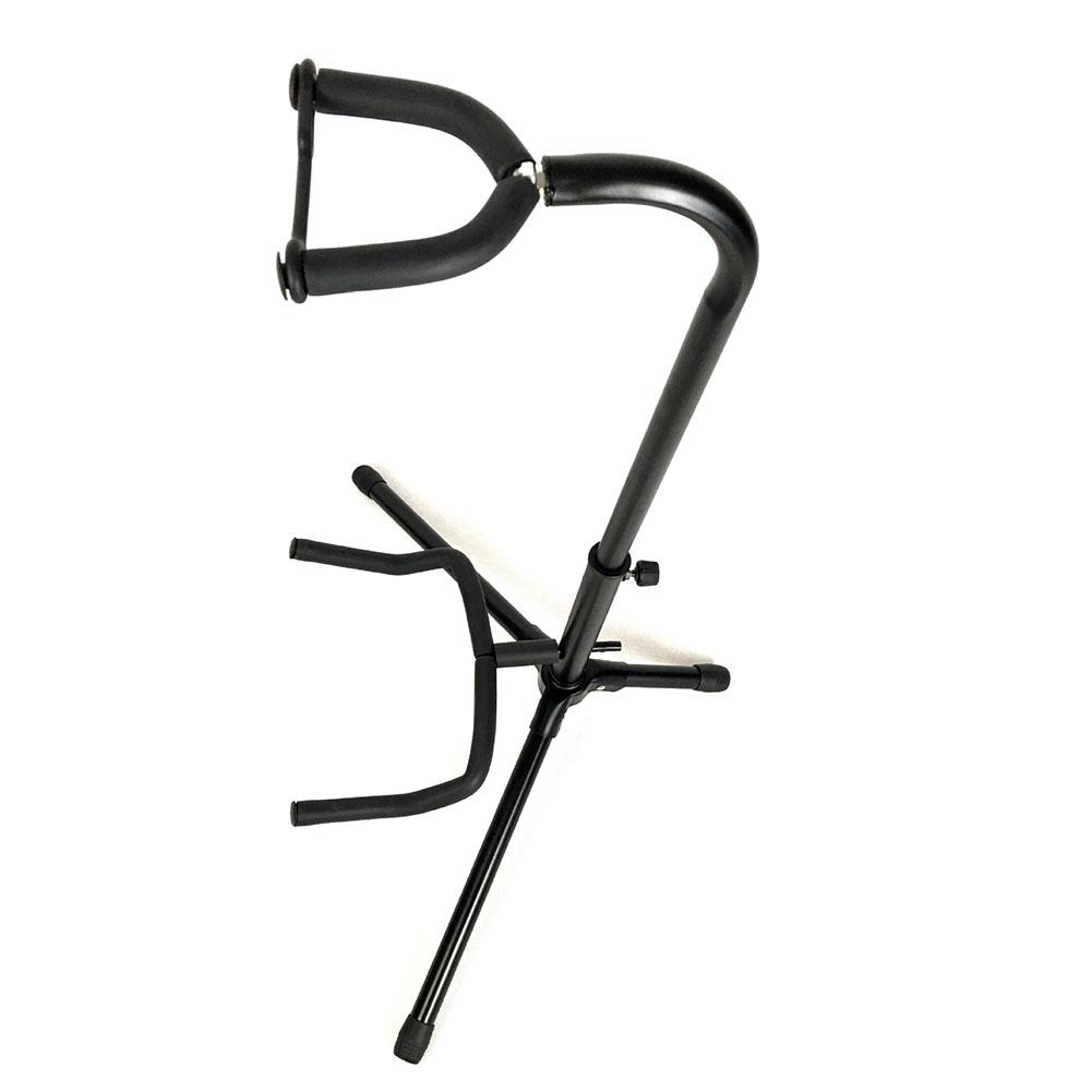 Gitarrstativ Stativ Tripod Enkelhopfällbar för Akustisk, Elektrisk gitarr, Bas, Mandoliner, Banjo, Ukuleles