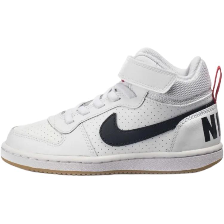 

Nike Court Vision Mid top Kids Skateboarding Shoes White Black Children Aged 3 7 Years Old 870026-107 28