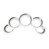 5PCS Matt Chrome Dashboard Dial Gauge Rings Bezel Trim for Porsche 911 997 GT3 GT3RS Turbo Targa