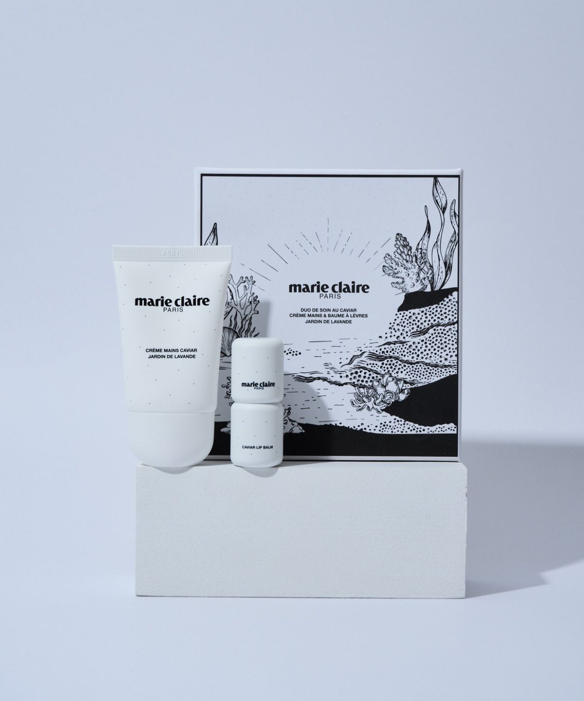 [GIFT] Caviar Care Hand Cream (Saccharin de Lavender) & Lip Balm Duo Set (30ml+3.4g)